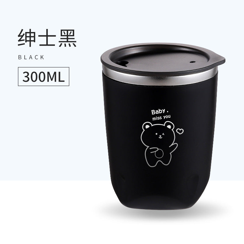 Taza de viaje de acero inoxidable con doble capa aislante