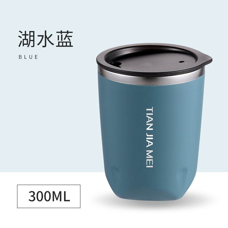 Taza de viaje de acero inoxidable con doble capa aislante