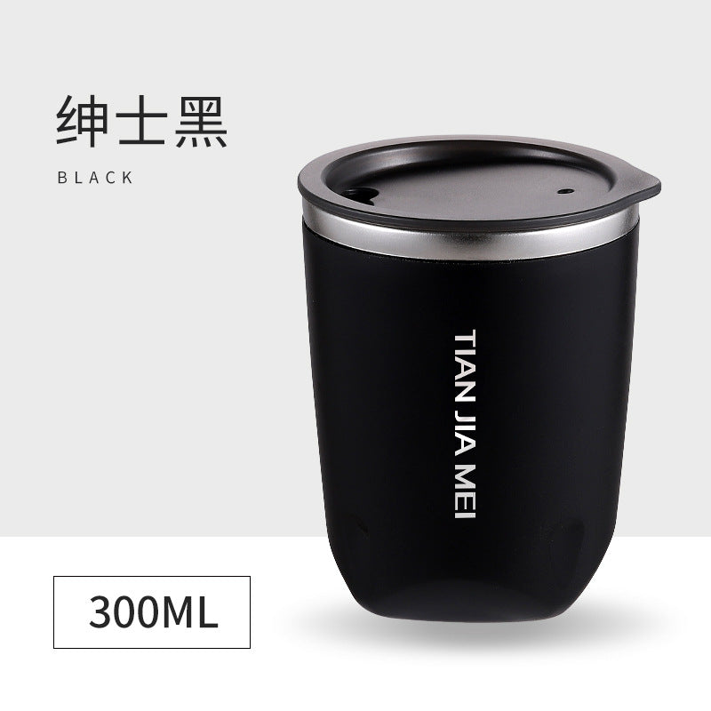 Taza de viaje de acero inoxidable con doble capa aislante