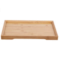 Customizable Bamboo and Wood Tea Tray (Hexagonal)
