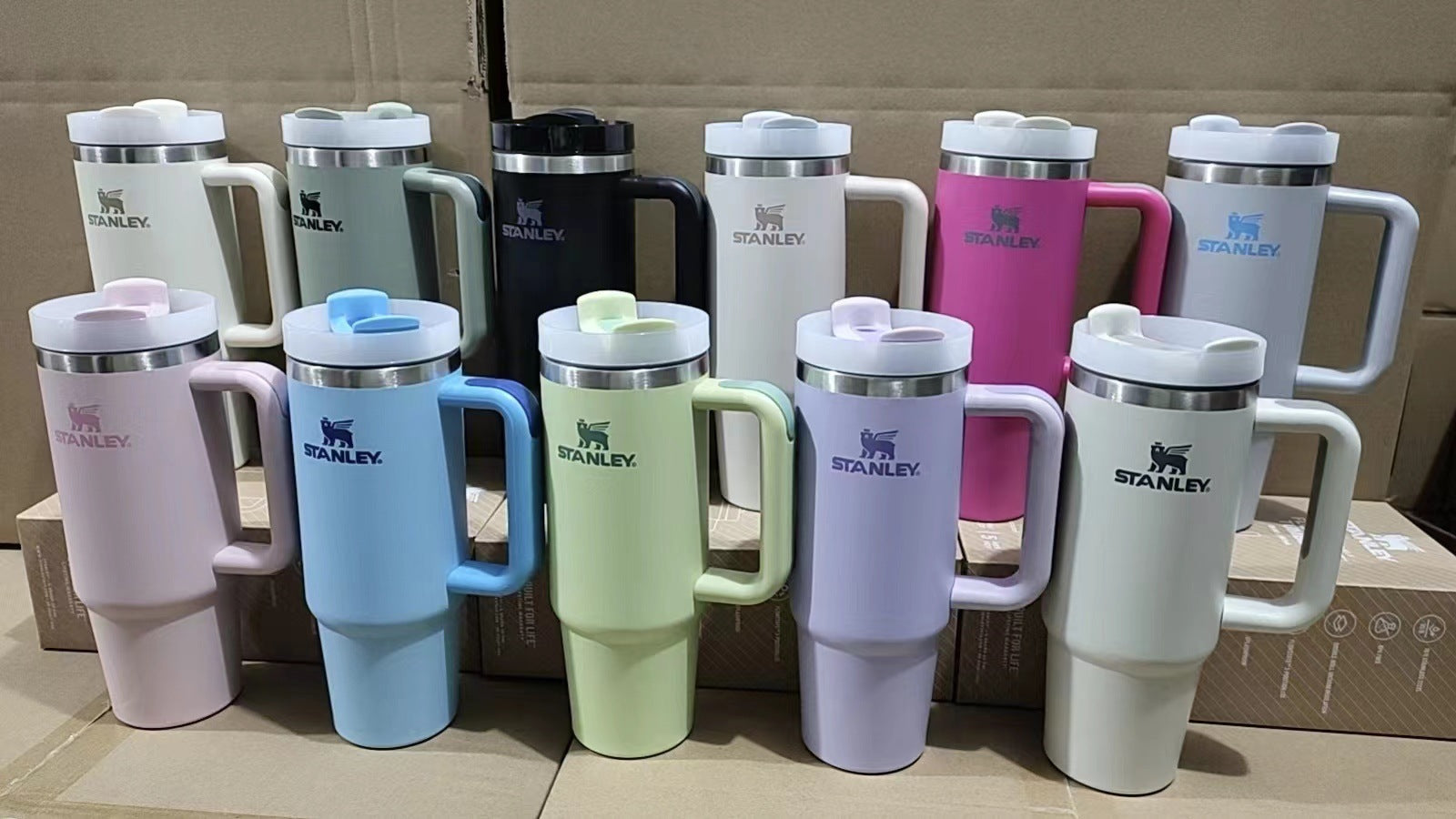 Taza de viaje Stanley de acero inoxidable de 30 oz para coche