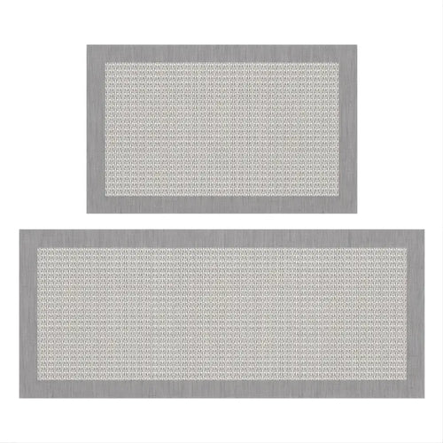 2-Pack Durable Kitchen Floor Mats, Non-Slip & Waterproof