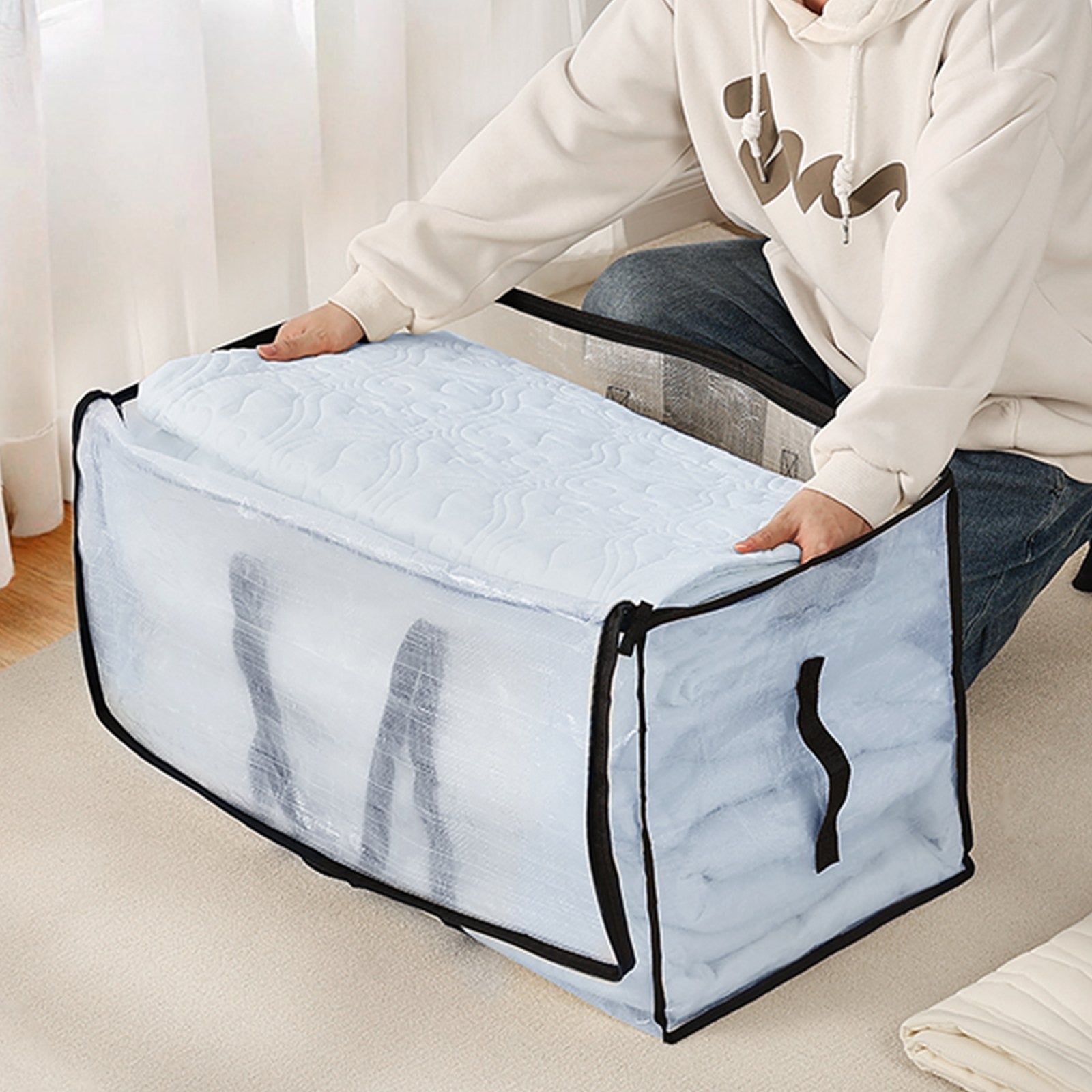 Bolsas de almacenamiento de ropa de 90 litros (paquete de 6)