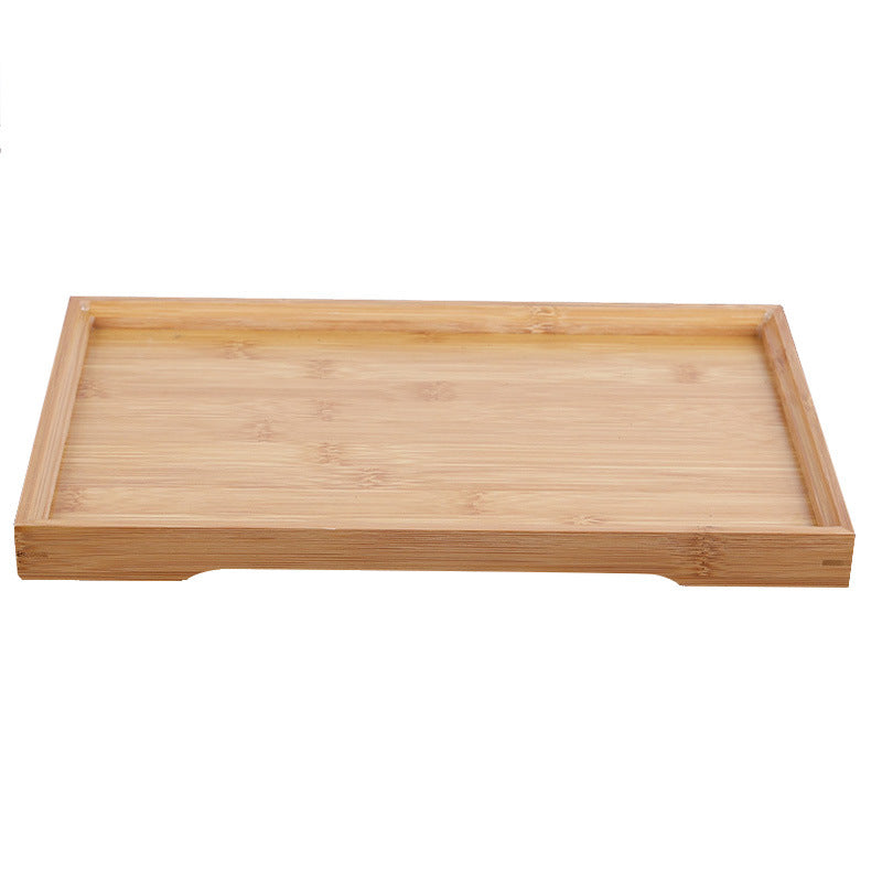 Customizable Bamboo and Wood Tea Tray (Hexagonal)