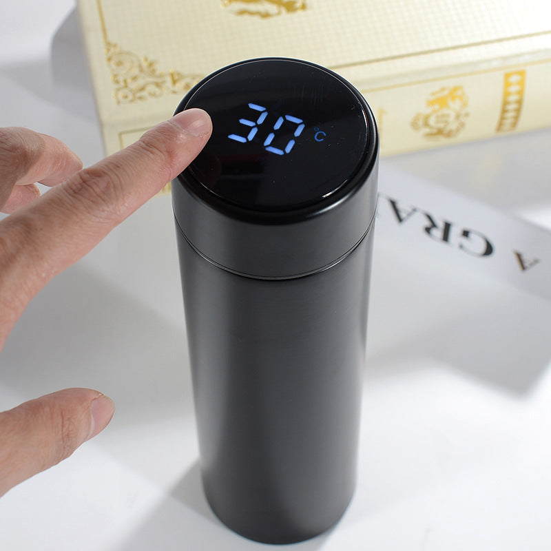 Taza isotérmica con control inteligente de temperatura LED - Impresión de logotipo